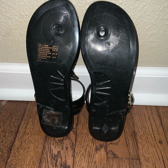 Michael Kors jelly sandal bow detail sz 5 fit 7 - Picture 2 of 6